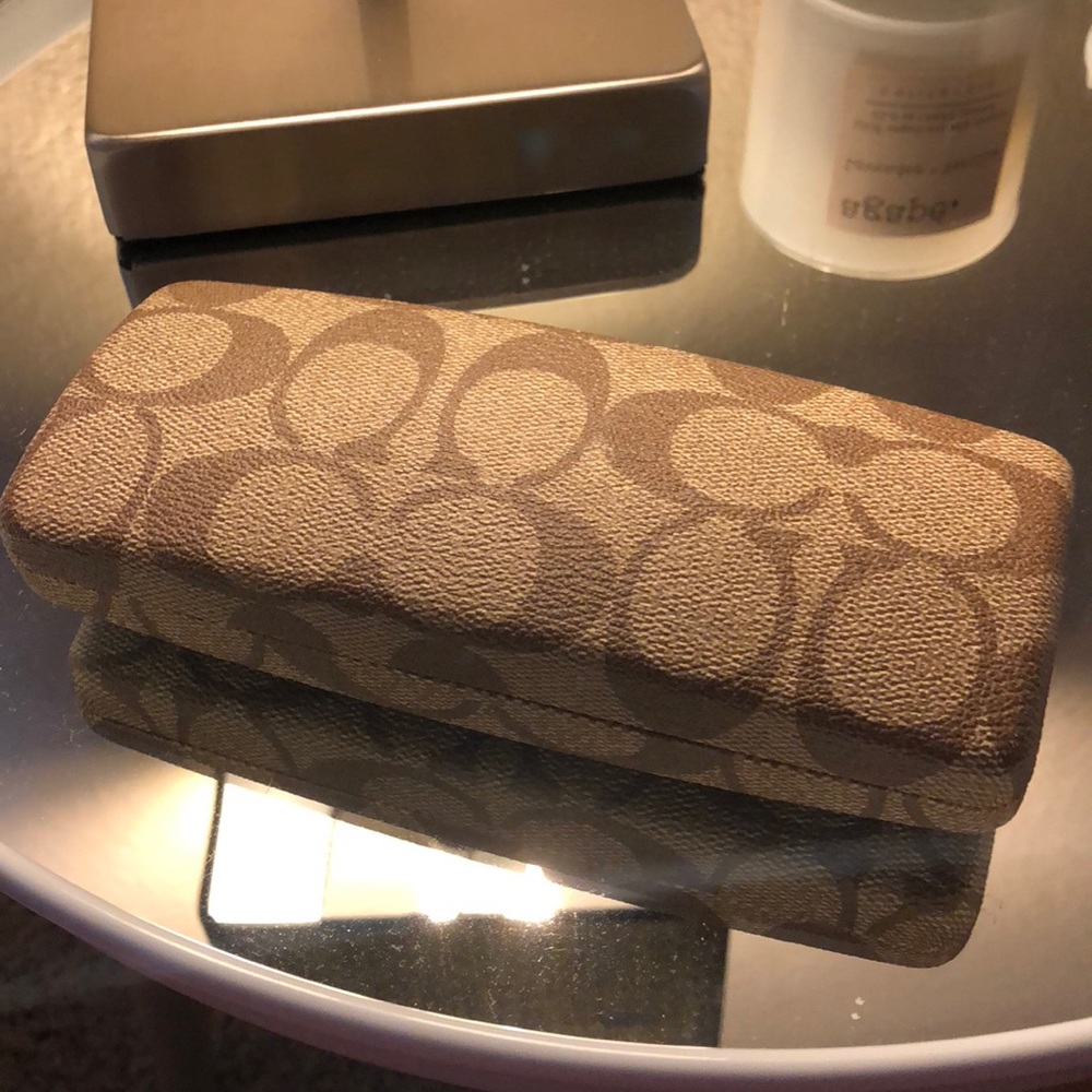 Authentic Coach glasses case